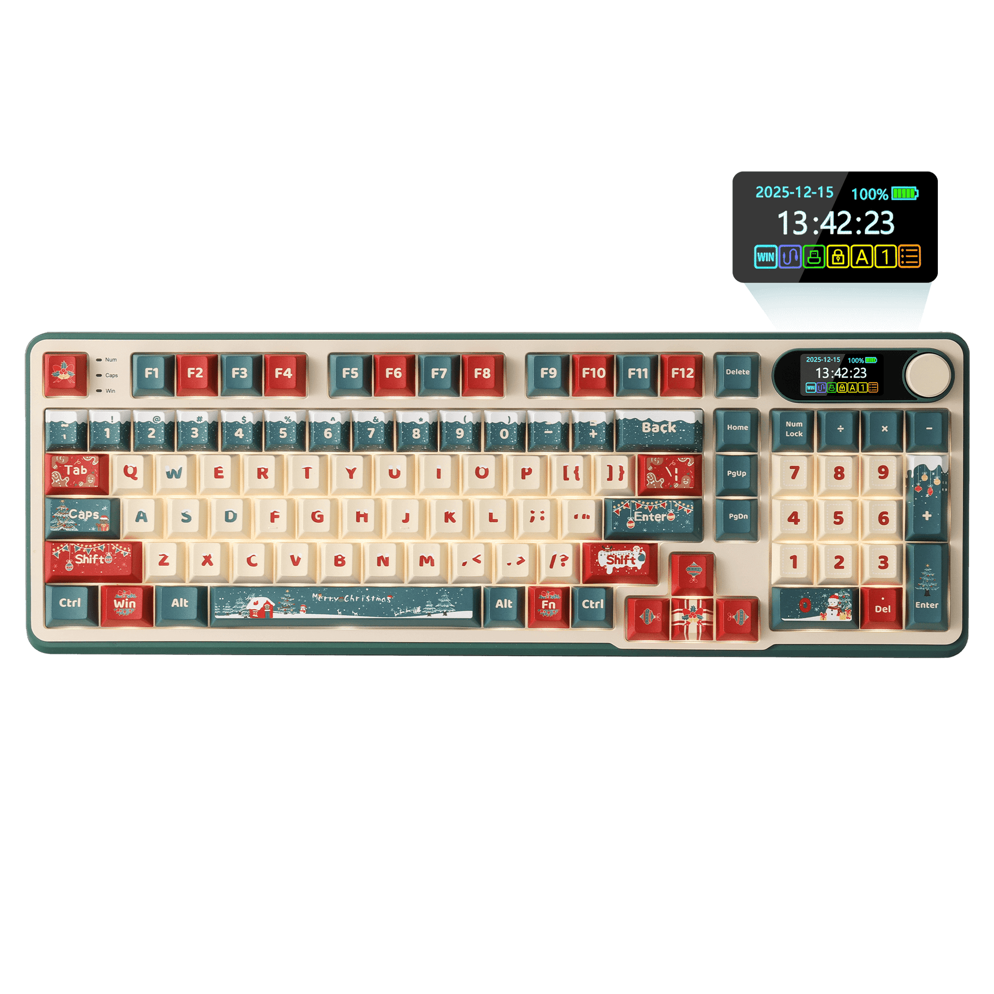 RK S98 keyboard front view