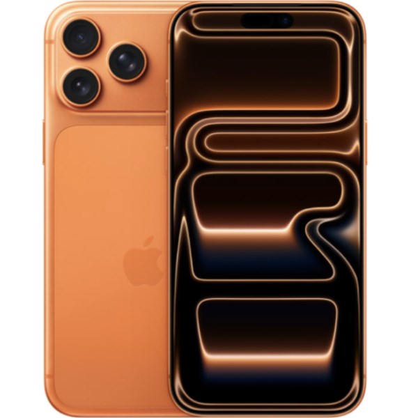iPhone 17 Pro Max in cosmic orange