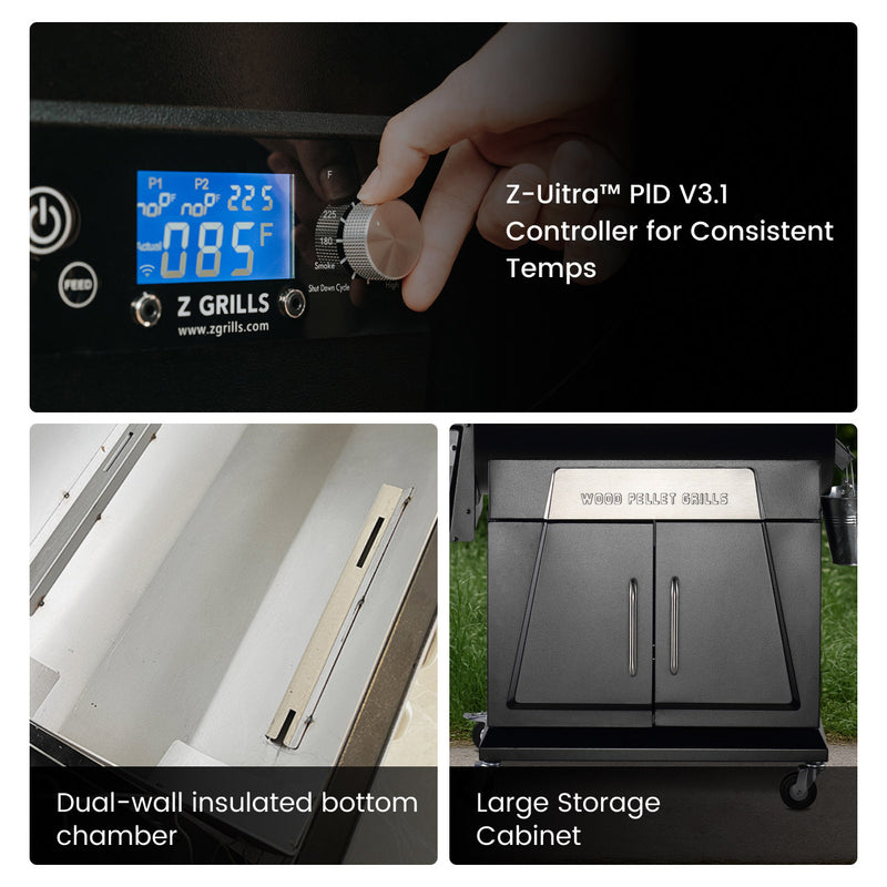 Z Grills 700D4E app and probe monitoring